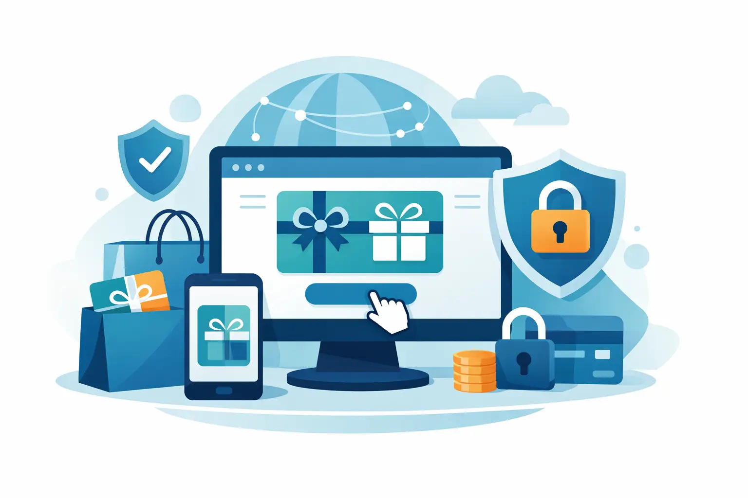¿Es seguro comprar gift cards online?
