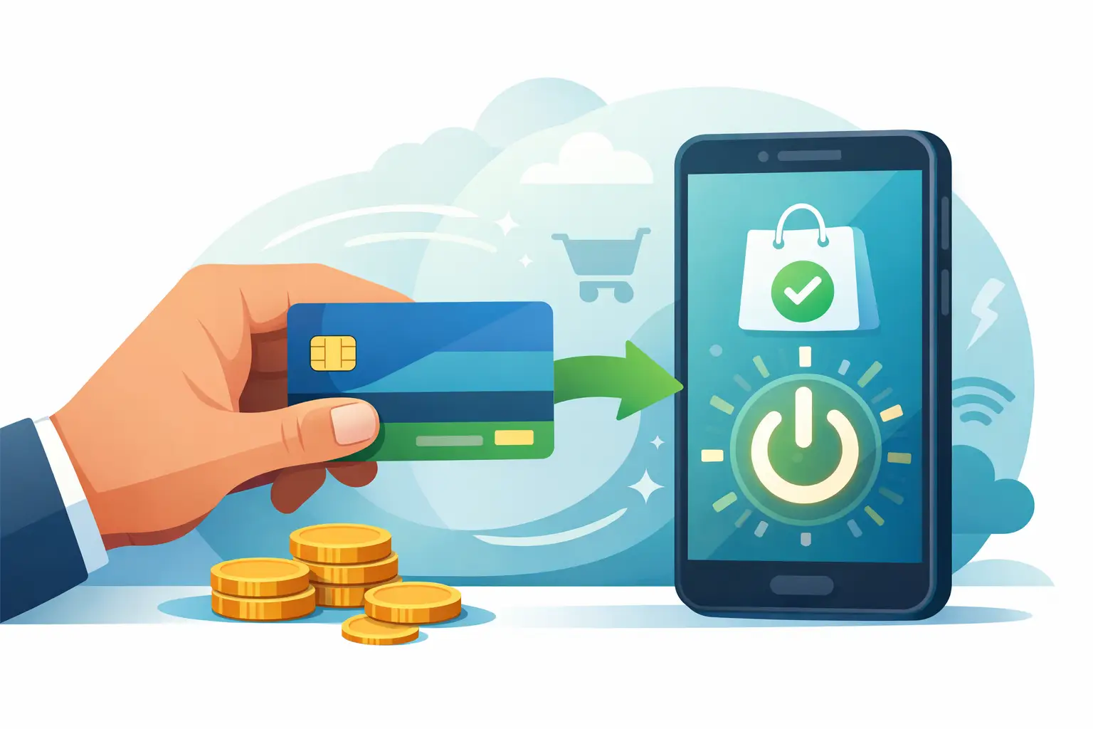Saldo prepago para comprar y activar al instante