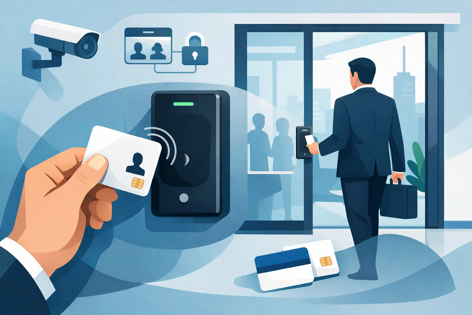 Έλεγχος πρόσβασης με κάρτα για σύγχρονα έργα