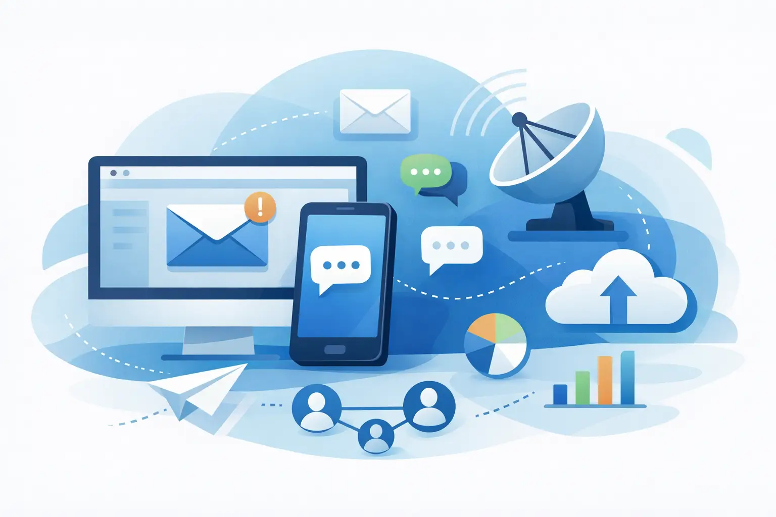 How an SMS Email Broadcast Platform Simplifies Updates