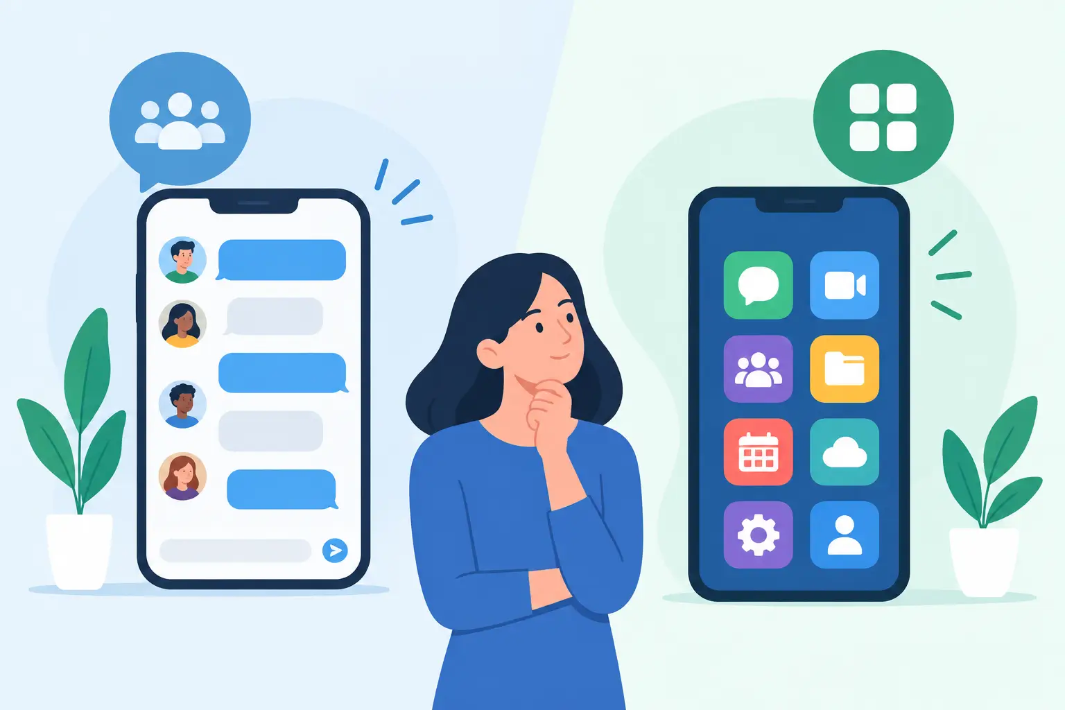 Group Texting Versus Mobile Apps: What Works?