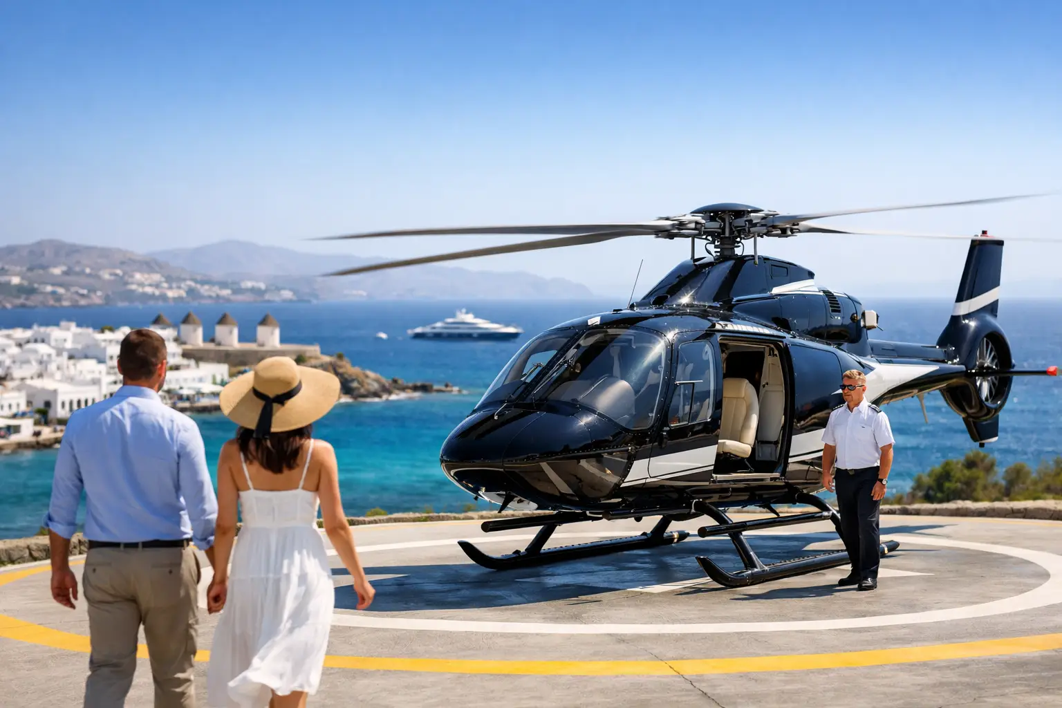 When a Mykonos Helicopter Charter Makes Sense