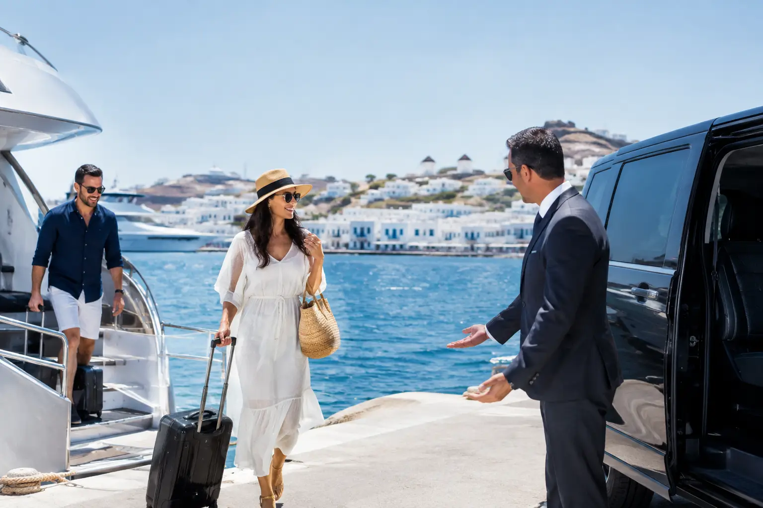 How to Organize Yacht Guest Transfers in Mykonos
