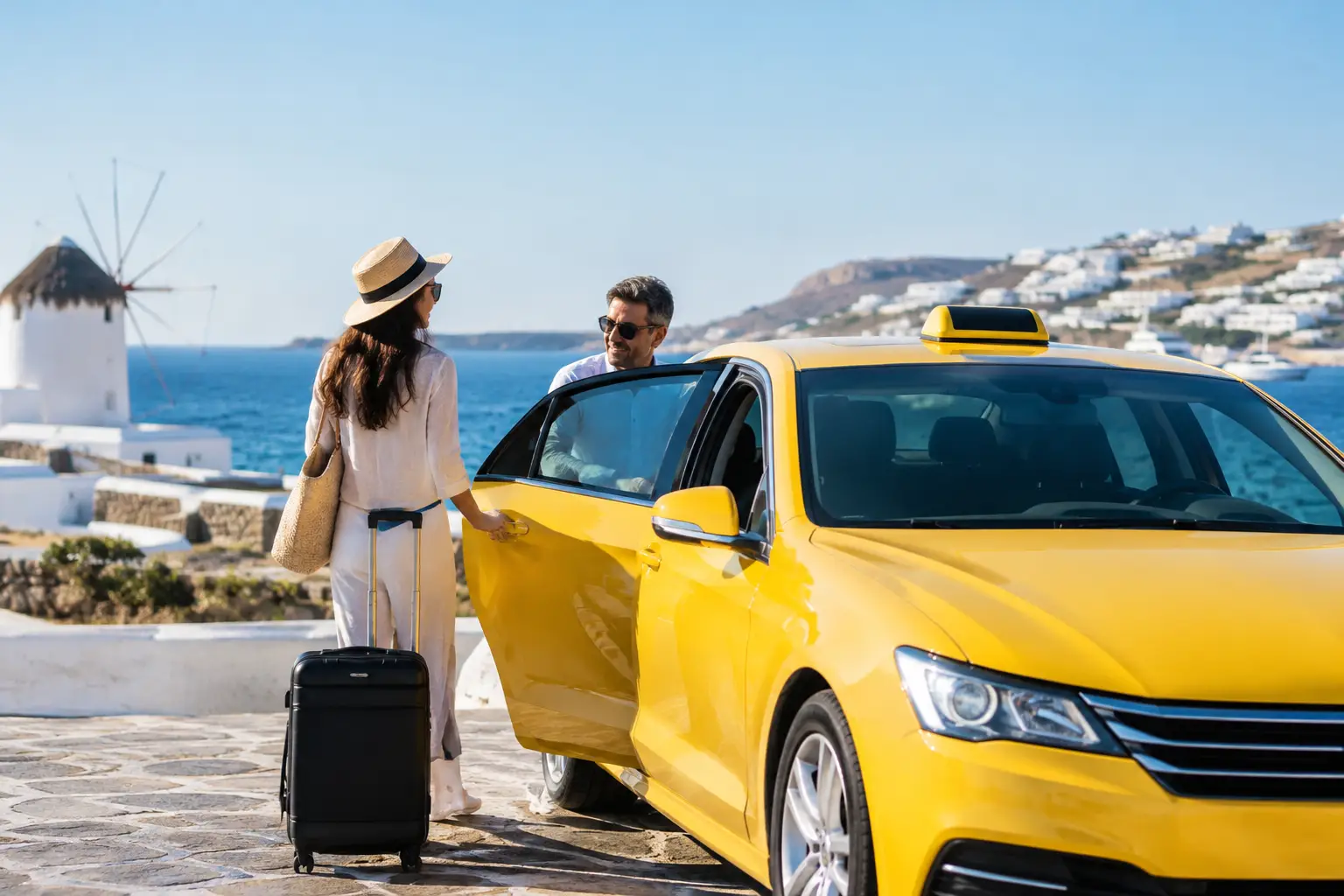 Mykonos Taxi Reliability for Better Arrivals