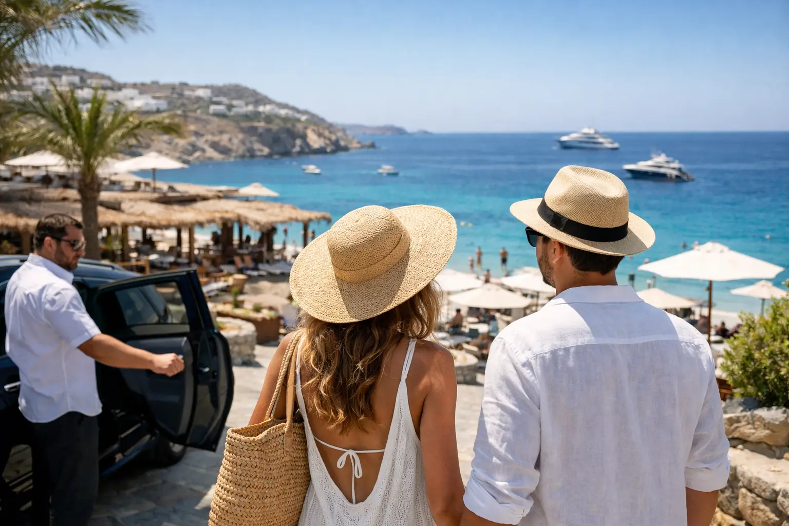 Beach Club Arrival Guide for Mykonos Guests