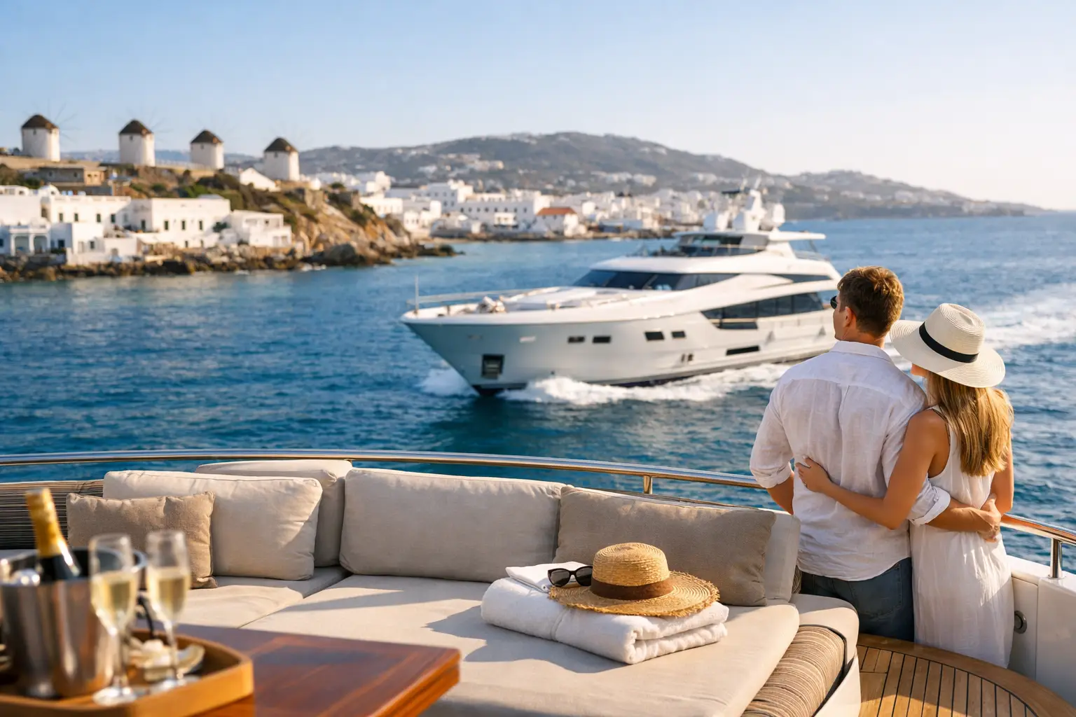 Private Yacht Charter Mykonos, Planned Right