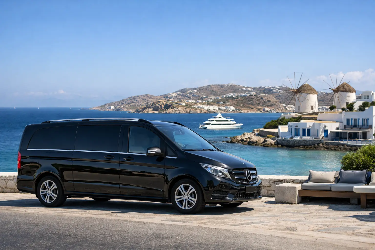 Luxury Van Mykonos Private Transfer & Chauffeur Services