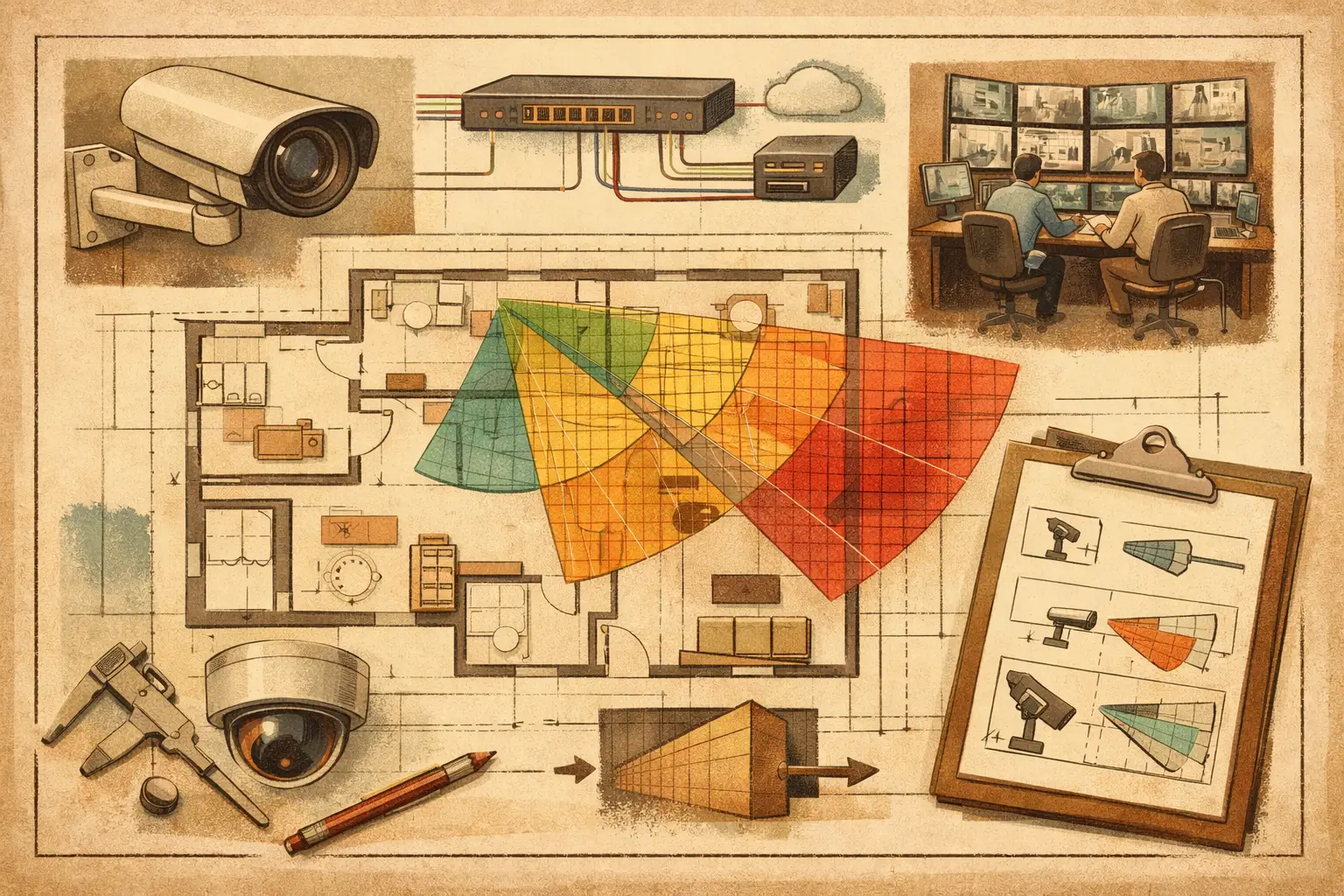 How to Calibrate Floor Plan for CCTV Design