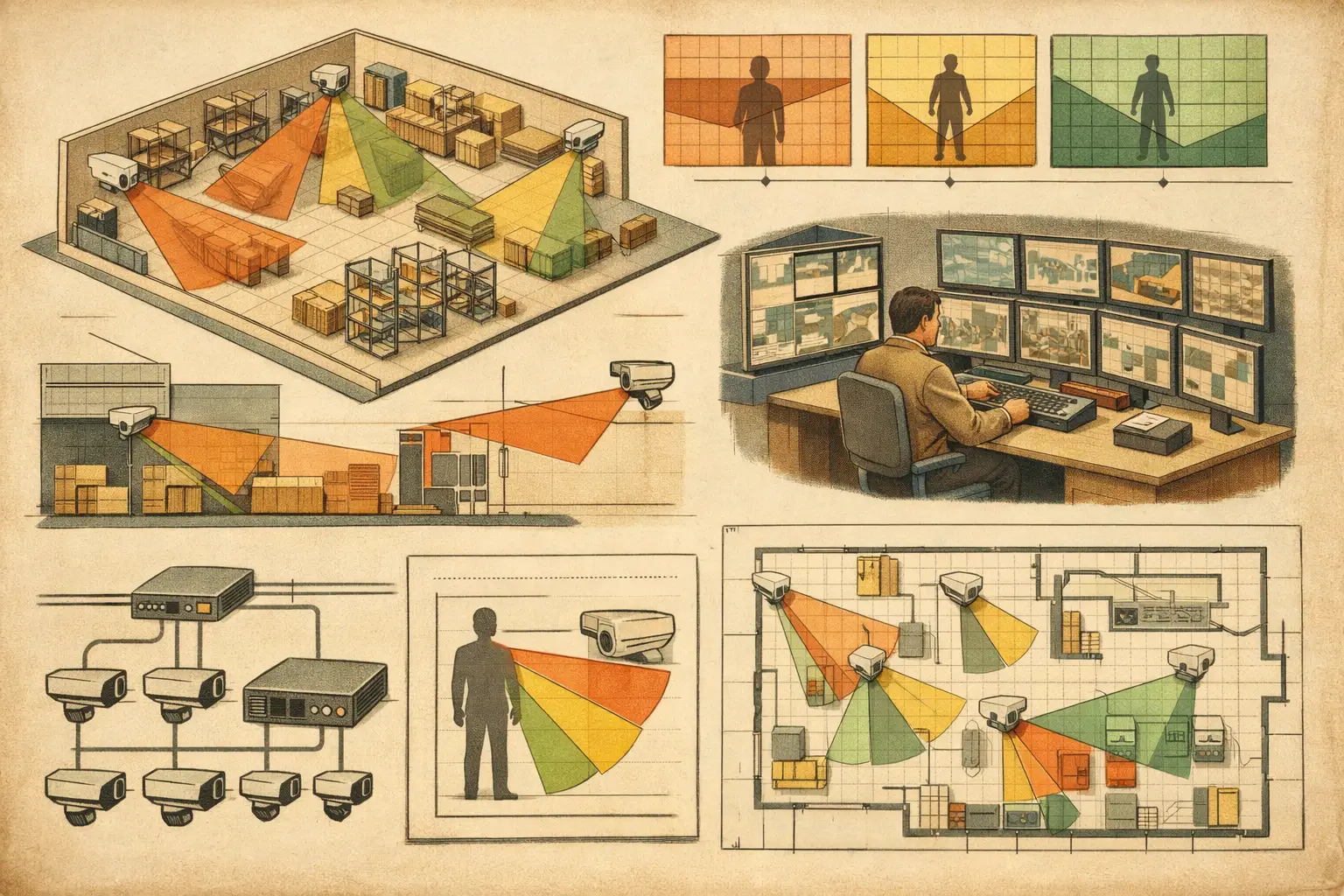 Warehouse Surveillance Redesign Example Step by Step