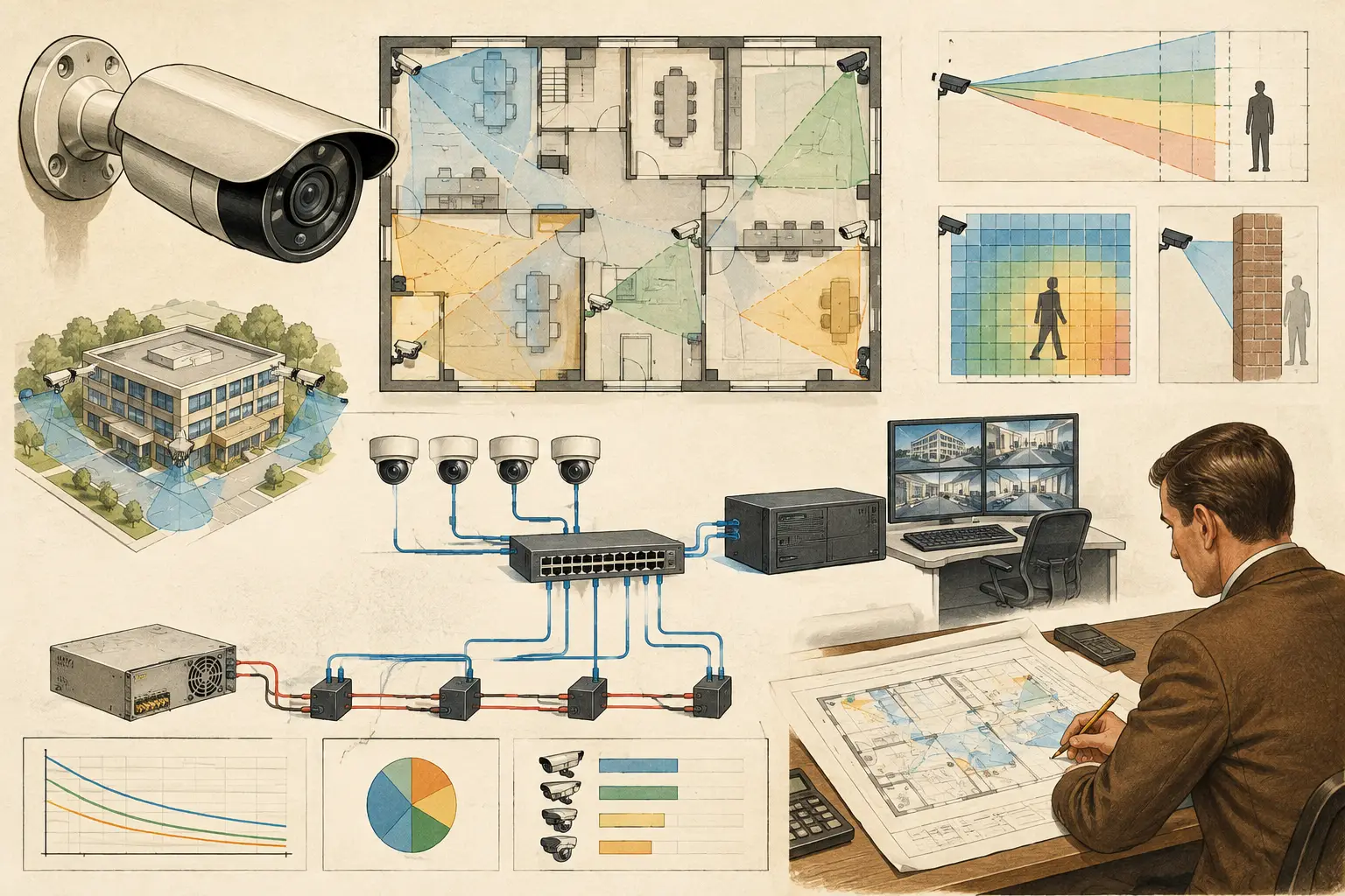 Camera Power Budgeting for Reliable CCTV Design
