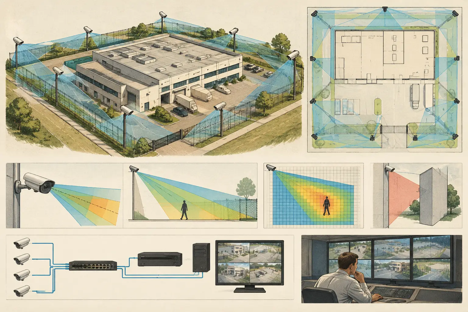 Perimeter Camera Planning for Reliable Coverage