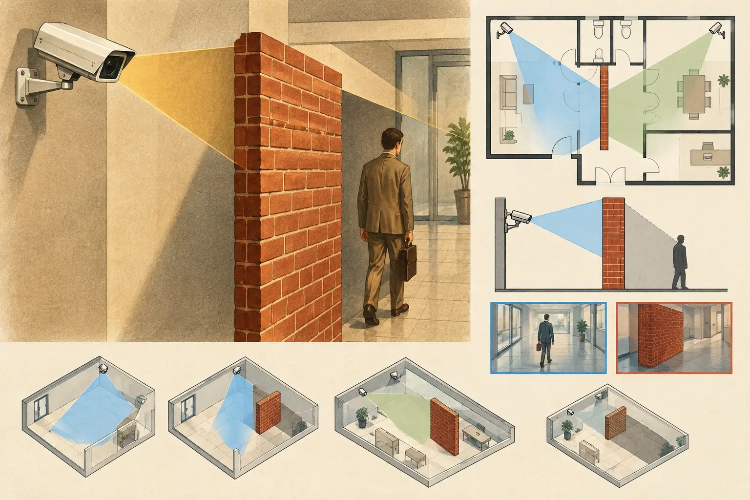 Can Walls Block Cameras? CCTV Occlusion Explained
