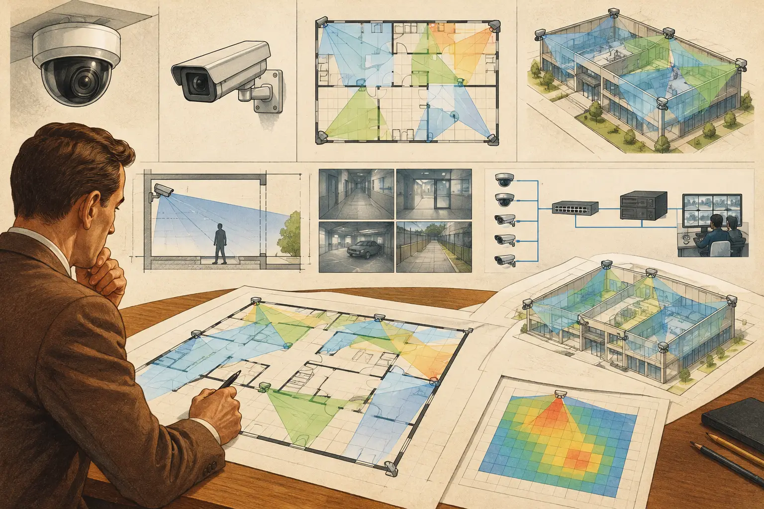 AI Camera Planning for Defensible CCTV Designs