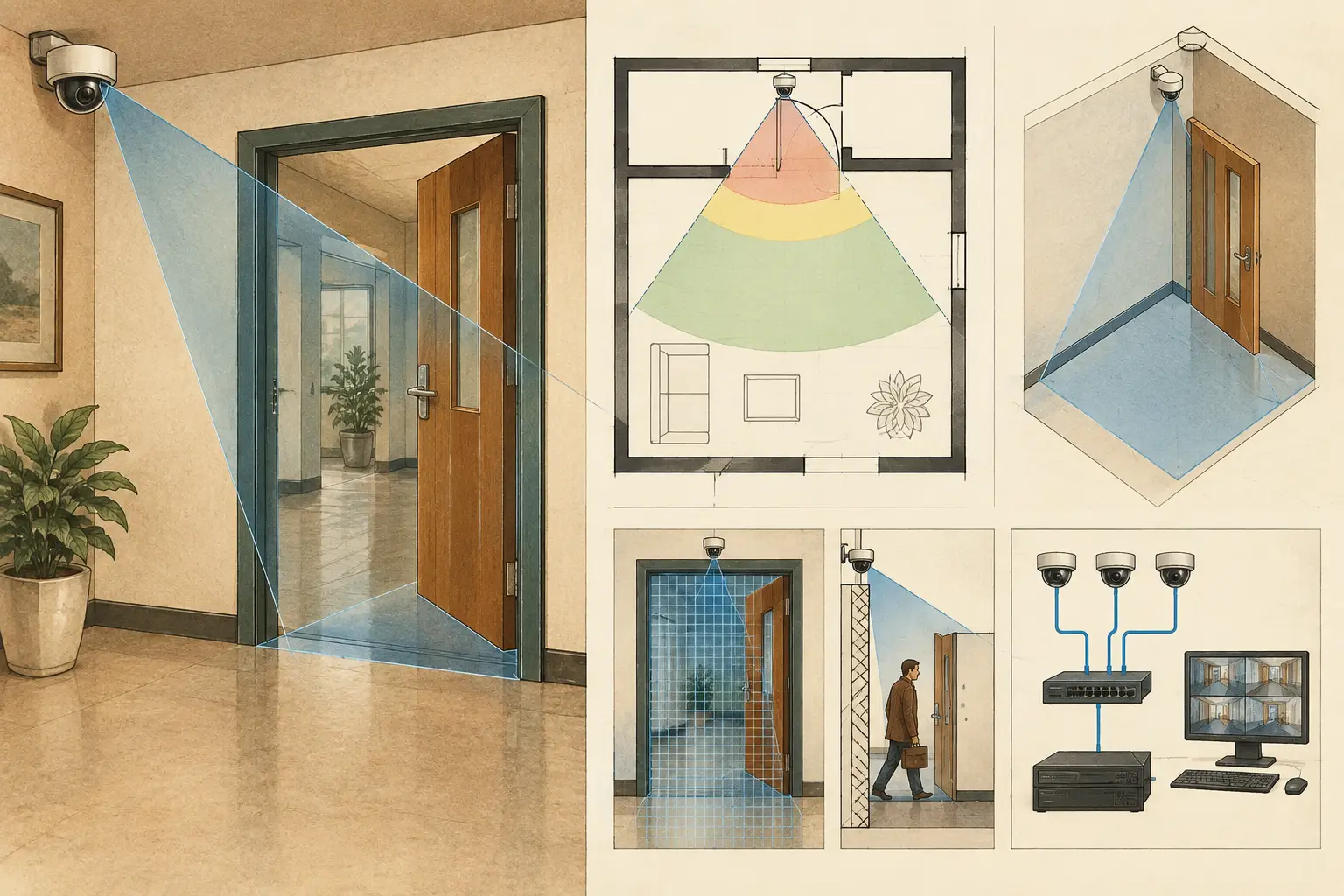 How to Model Door Openings for CCTV Coverage