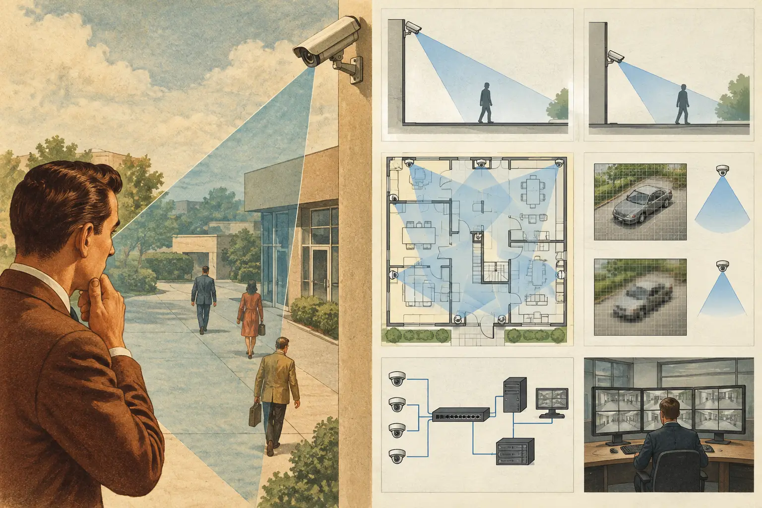 Why Camera Height Matters in CCTV Design