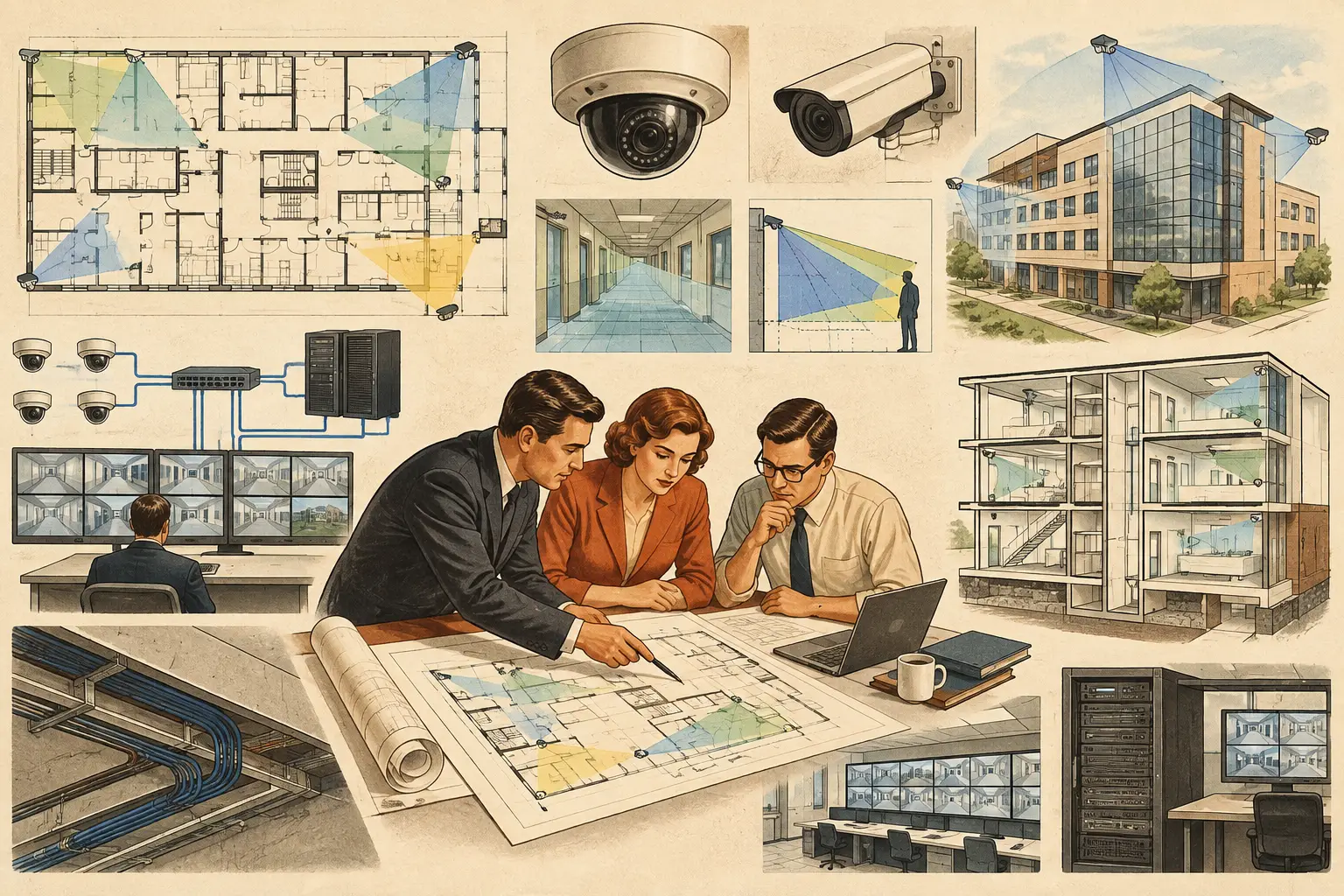 How to Coordinate CCTV ICT on Building Projects