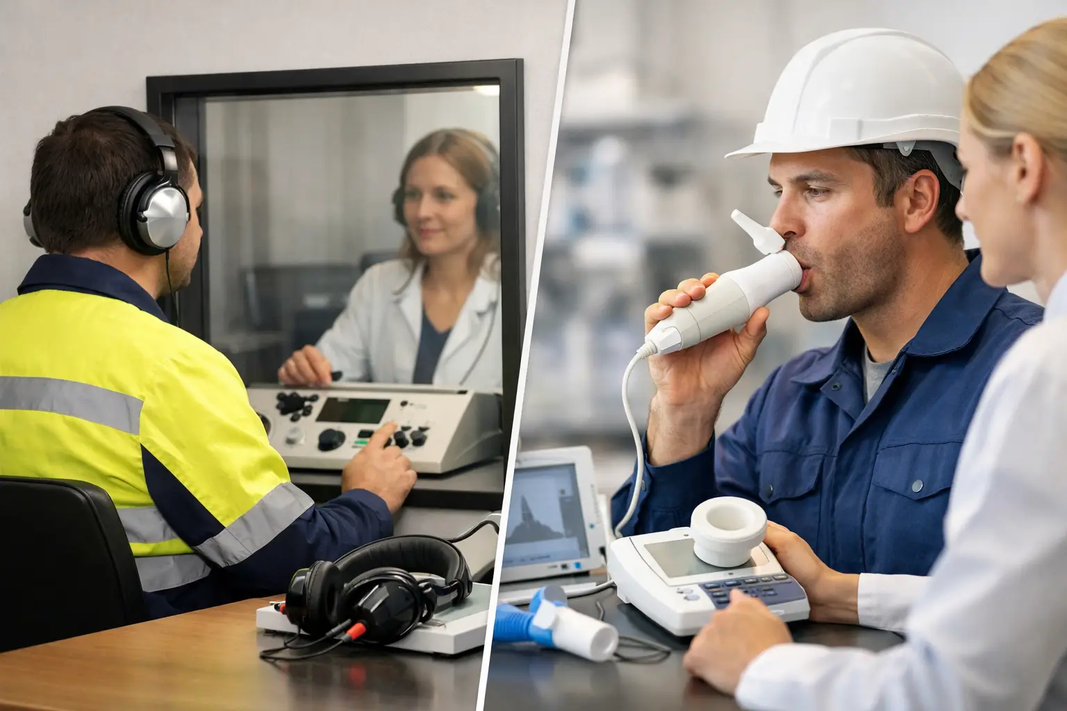 Audiometría y espirometría laboral para empresas