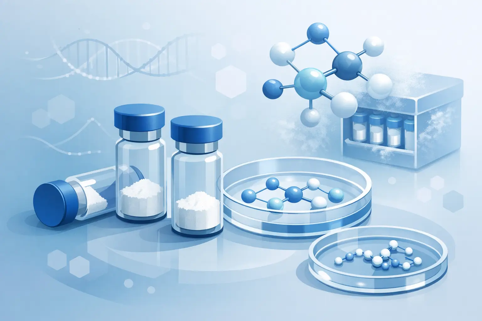 Péptidos liofilizados para investigación