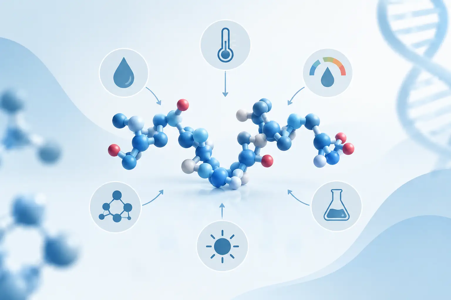 Qué afecta la estabilidad química peptídica