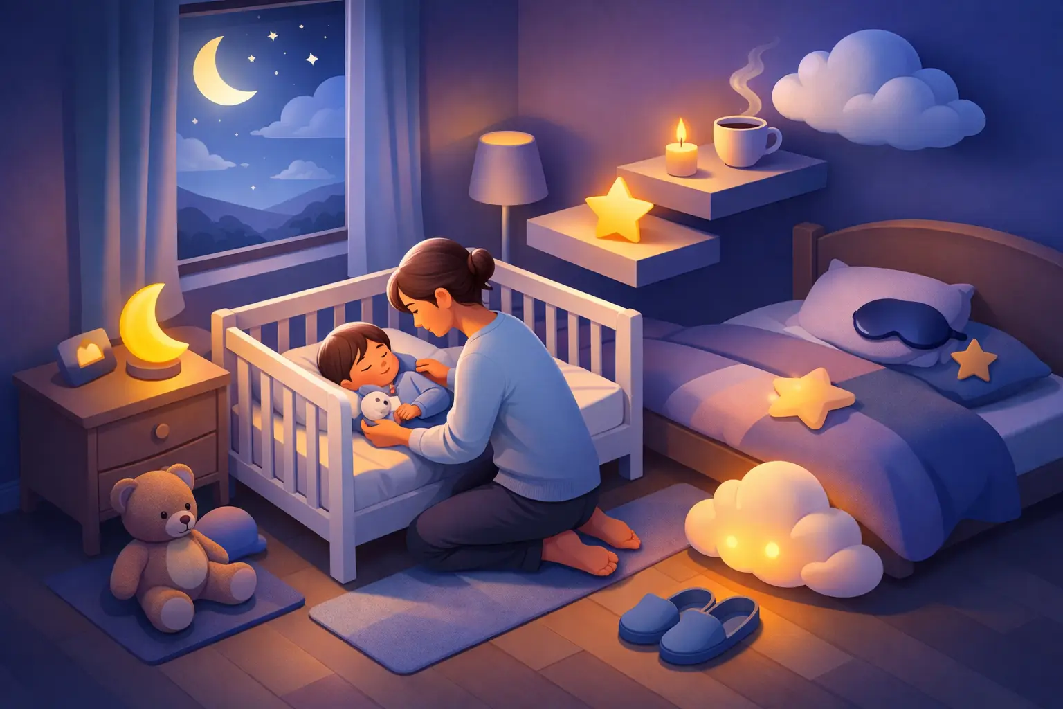 How to Resettle Night Wakings with Calm Steps