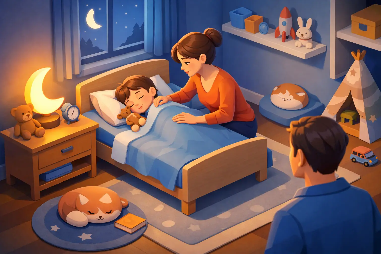 How to Settle Bedtime Resistance at Home