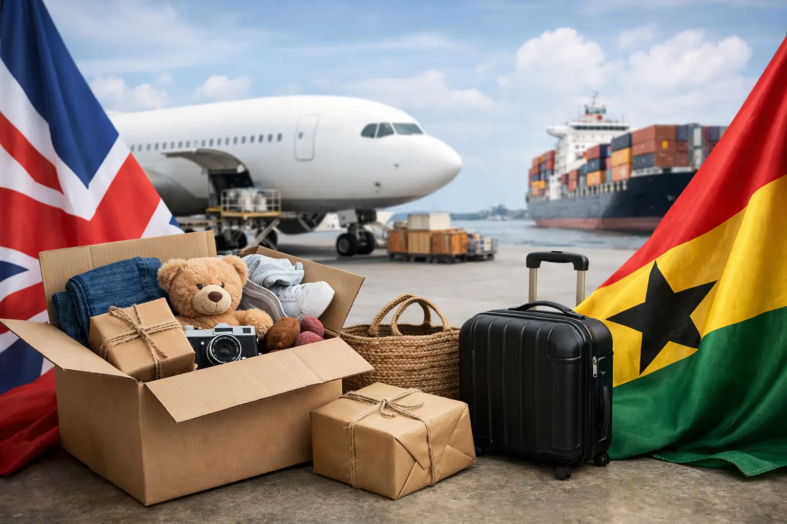 How to Send Personal Items to Ghana from the UK