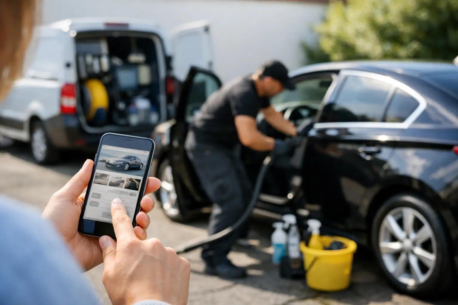 Mobile Car Cleaning Booking That Saves Time