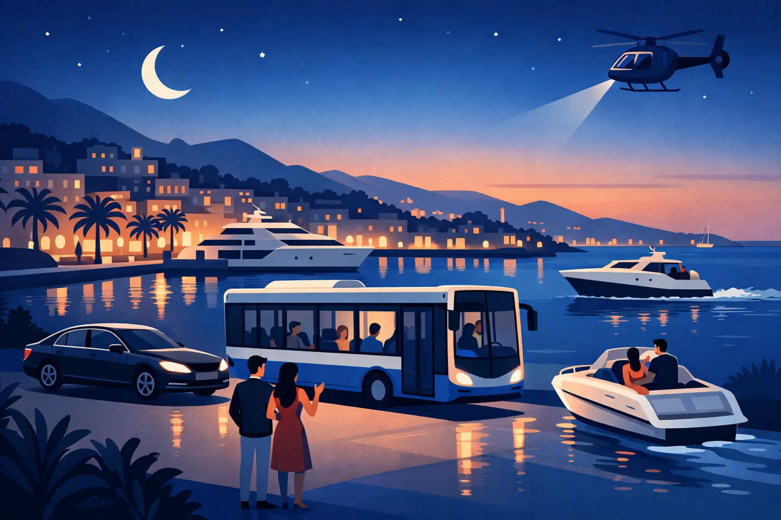 Riviera Late Night Transport Guide for Evenings Out