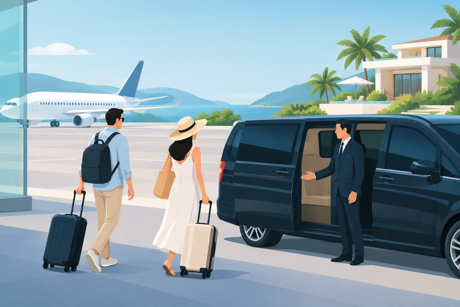 Airport Transfer for Villa Guests, Properly Planned