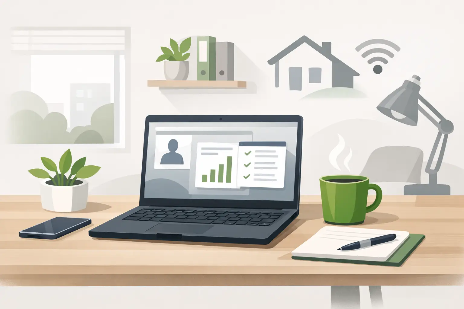 Firemný notebook na home office pre prácu