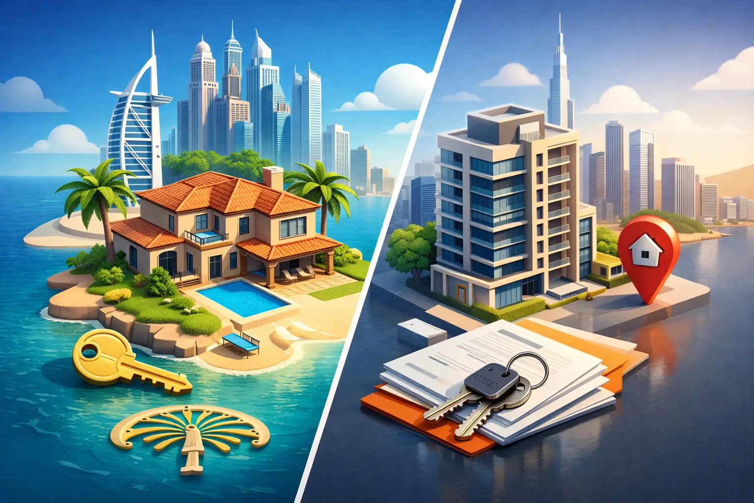 Freehold vs Leasehold Dubai Property