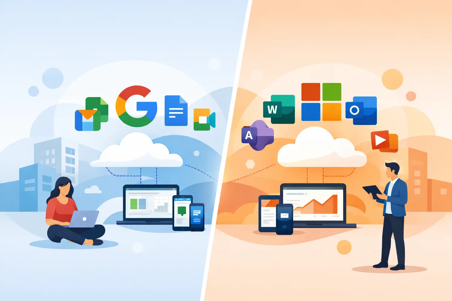 Google Workspace vs Microsoft 365 Compared