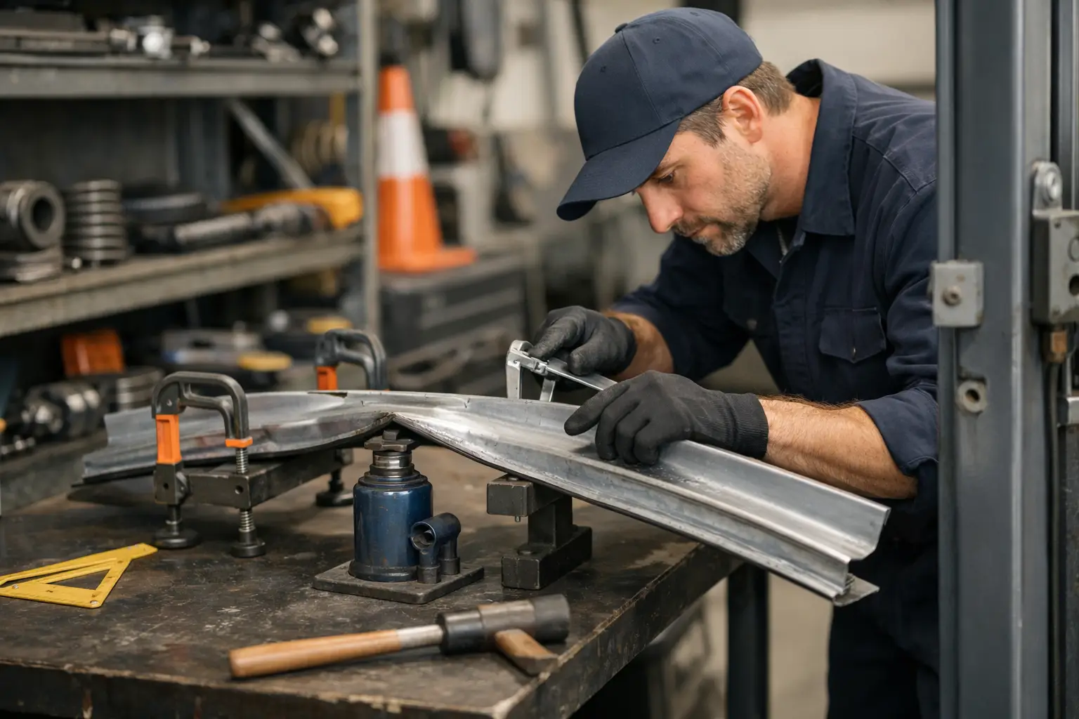 Can a Bent Garage Track Be Repaired Safely?