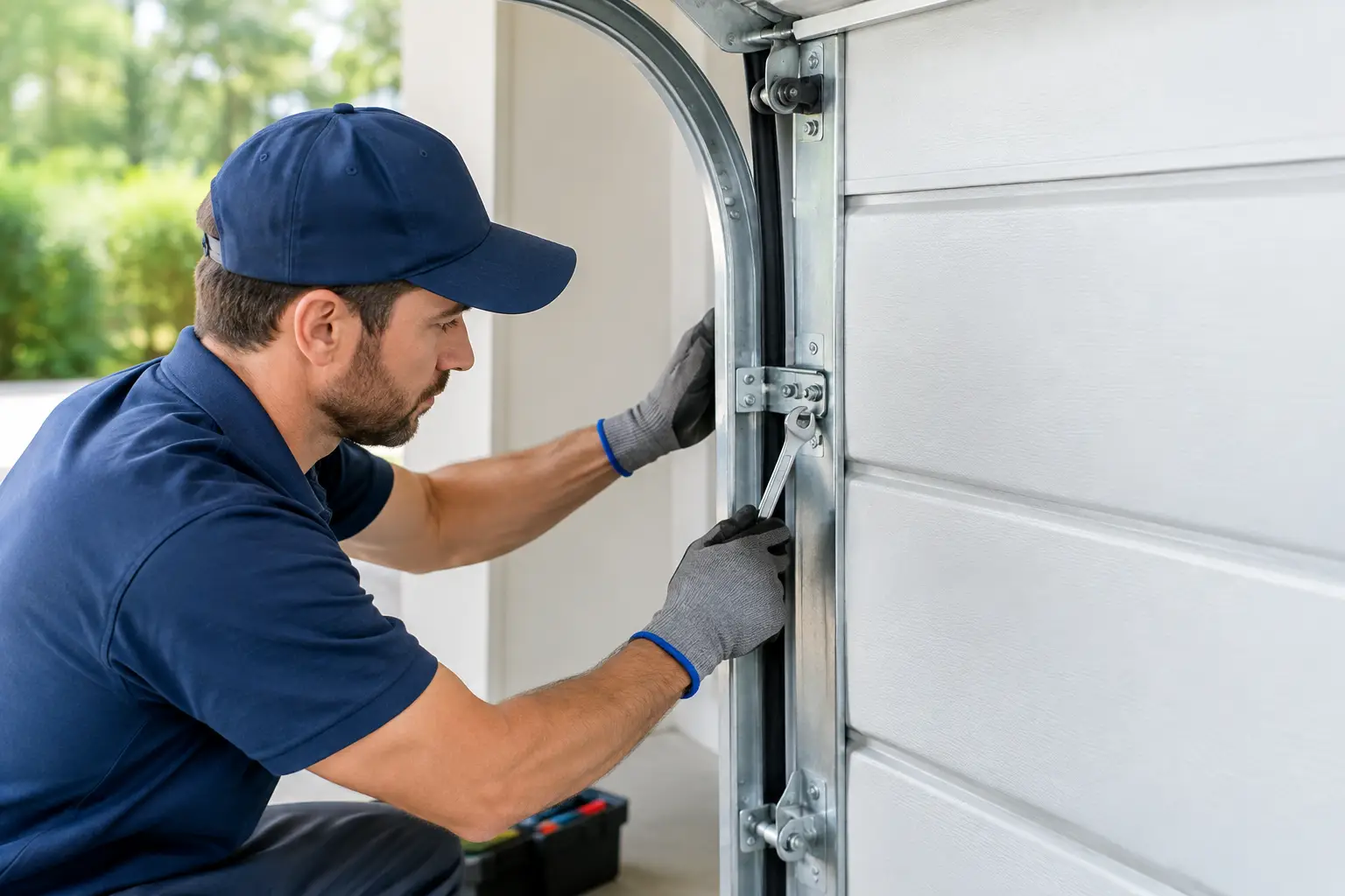 Garage Door Alignment Repair Example That Works