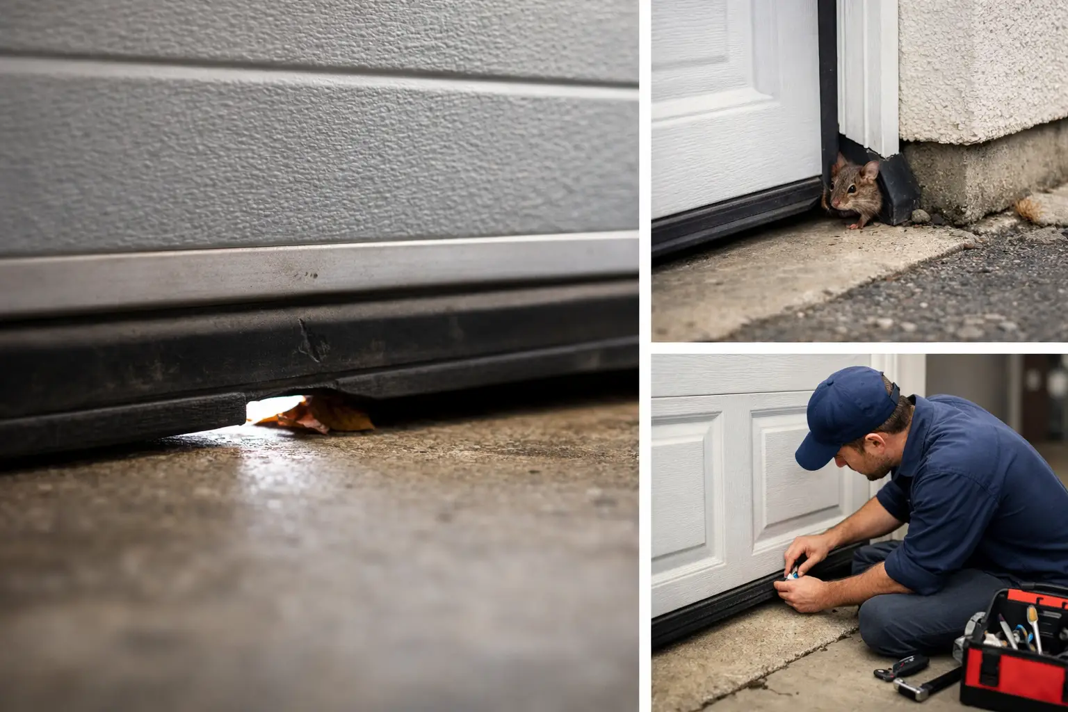 Garage Door Gaps: Causes, Risks, and Repairs