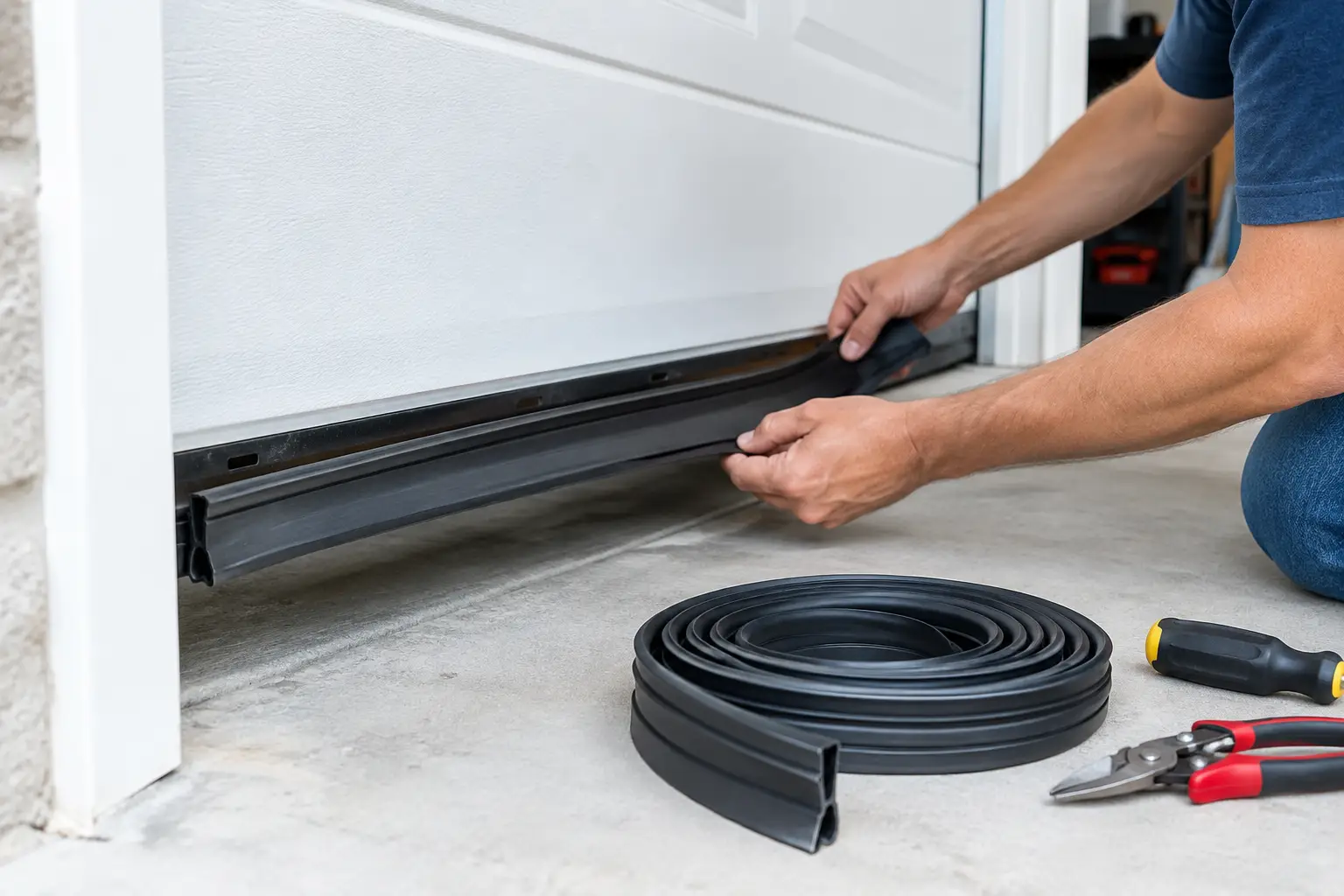 How to Replace Garage Door Bottom Seal Correctly