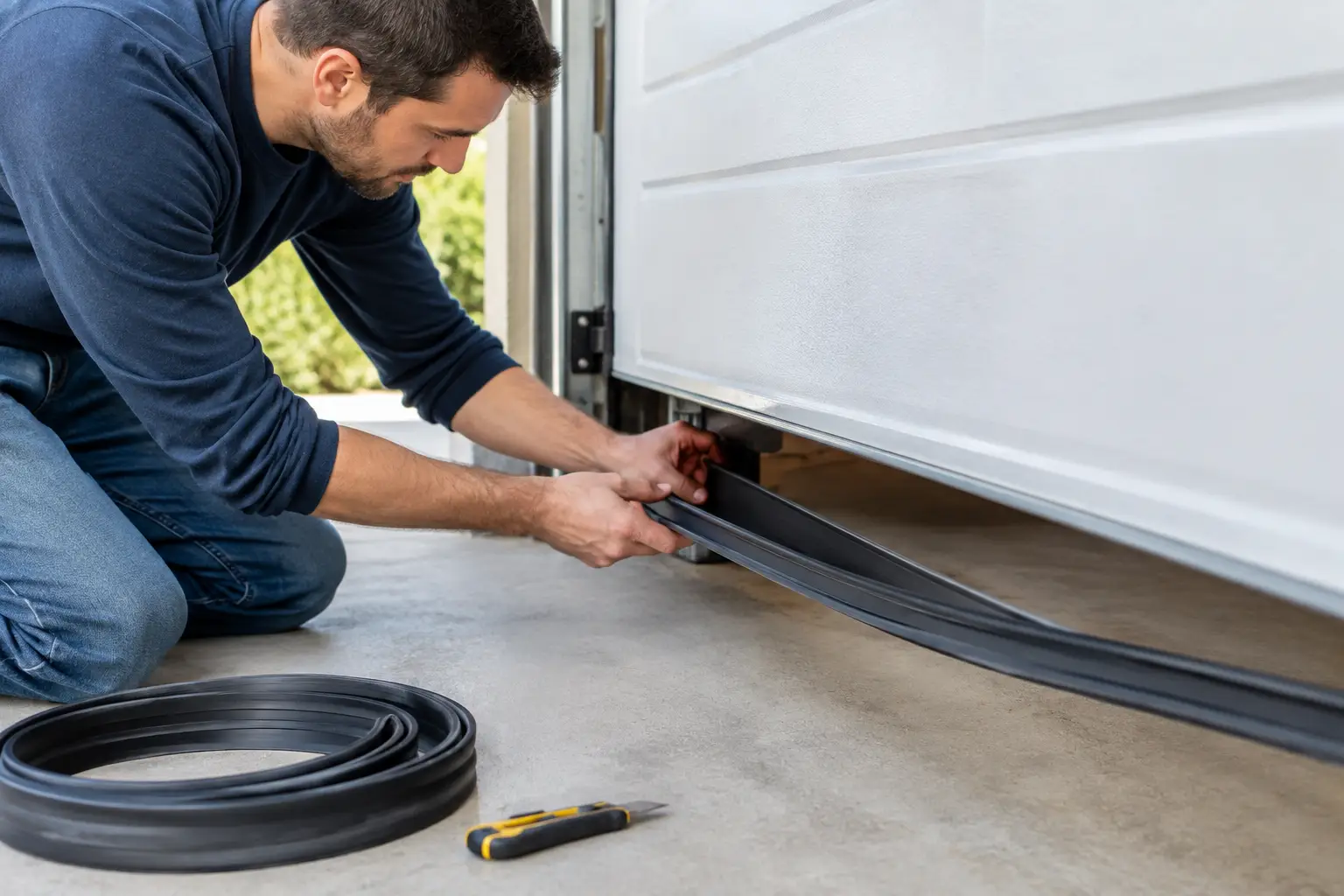How to Replace Garage Weatherstripping Safely