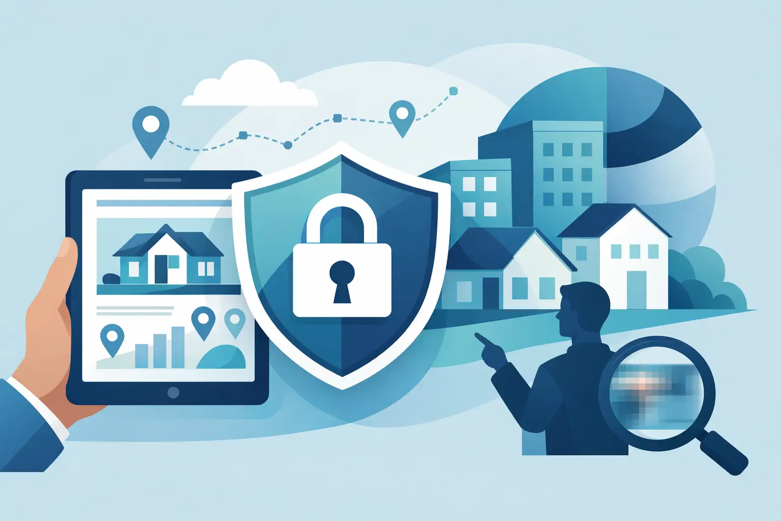 Como publicar demanda imobiliária sem expor dados