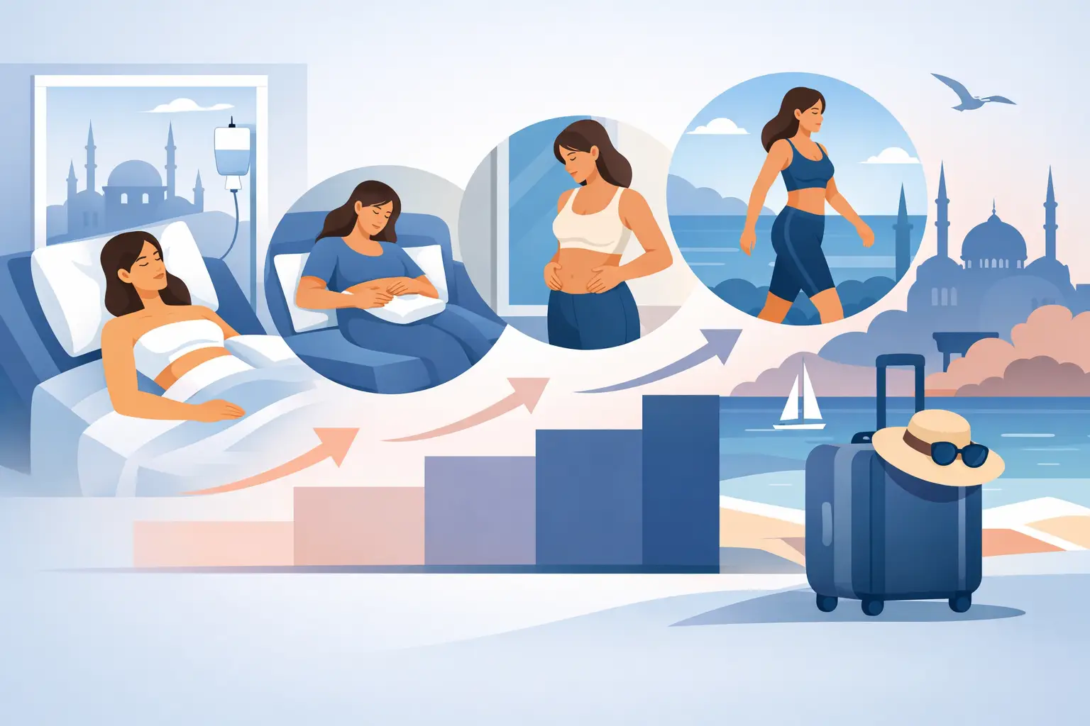 Tummy Tuck Turkey Recovery Week by Week