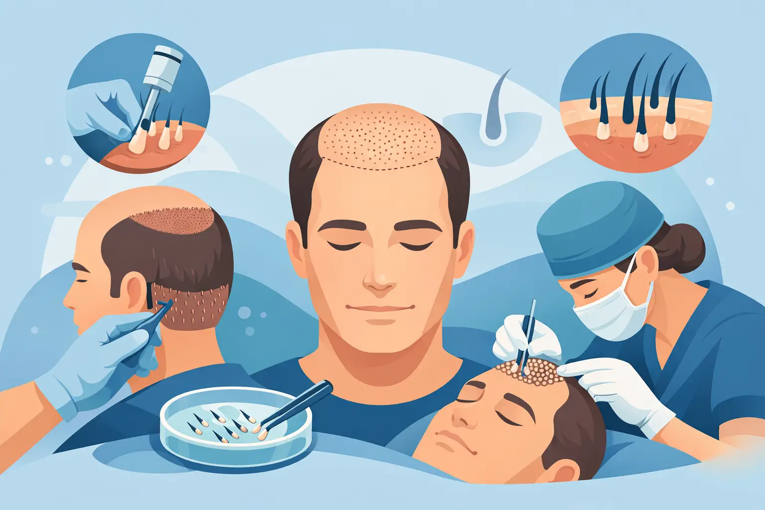 FUE Hair Transplant Procedure Step by Step