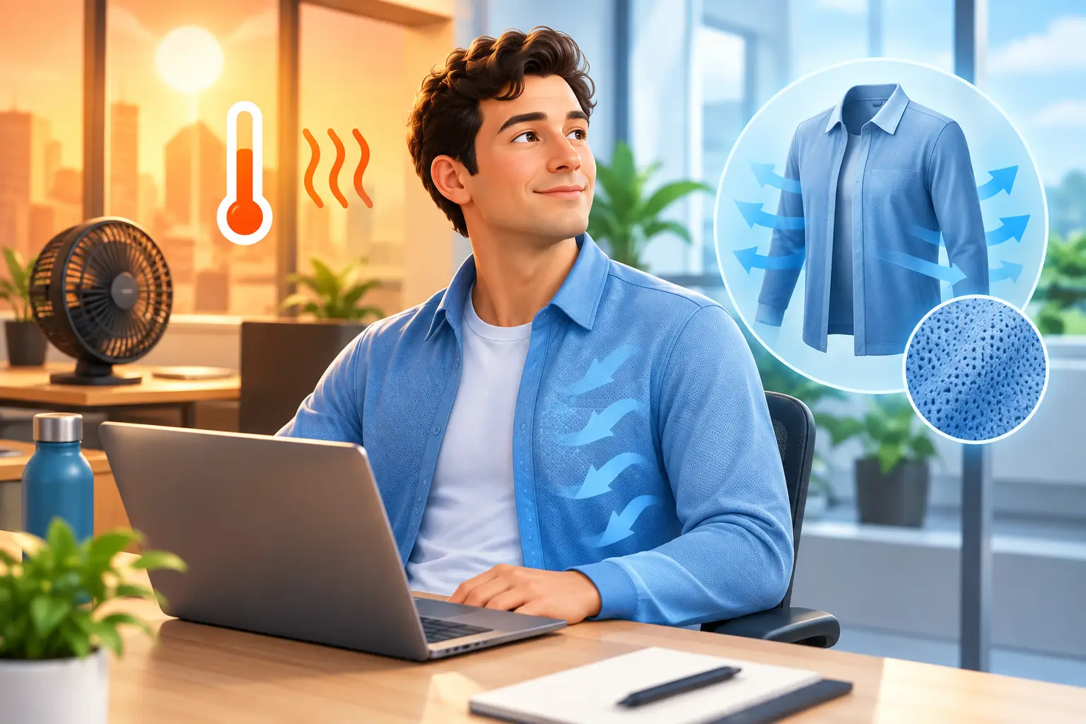 Helpt koelkleding tegen hittestress op werk?
