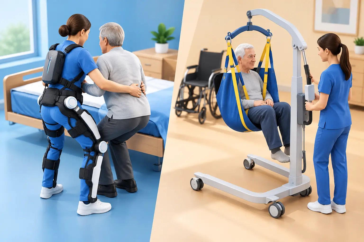 Exoskelet versus tillift: wat werkt wanneer?