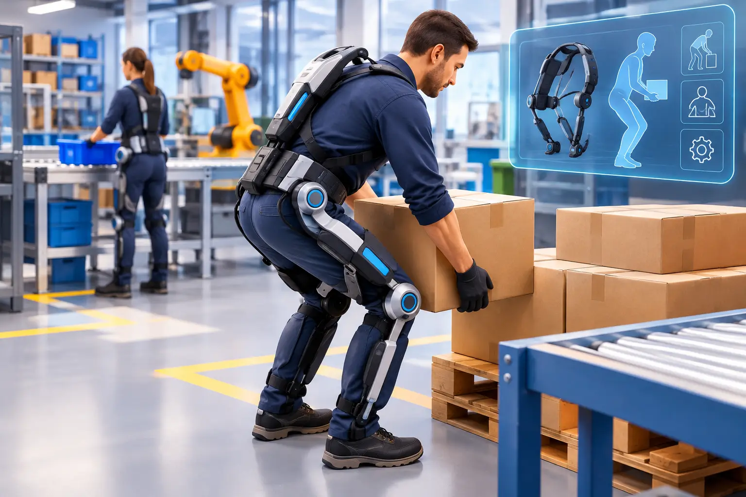 Trends in exoskeletten in de industrie