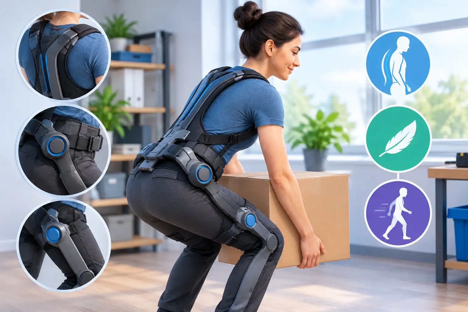 Draagcomfort van een exoskelet dagelijks verbeteren