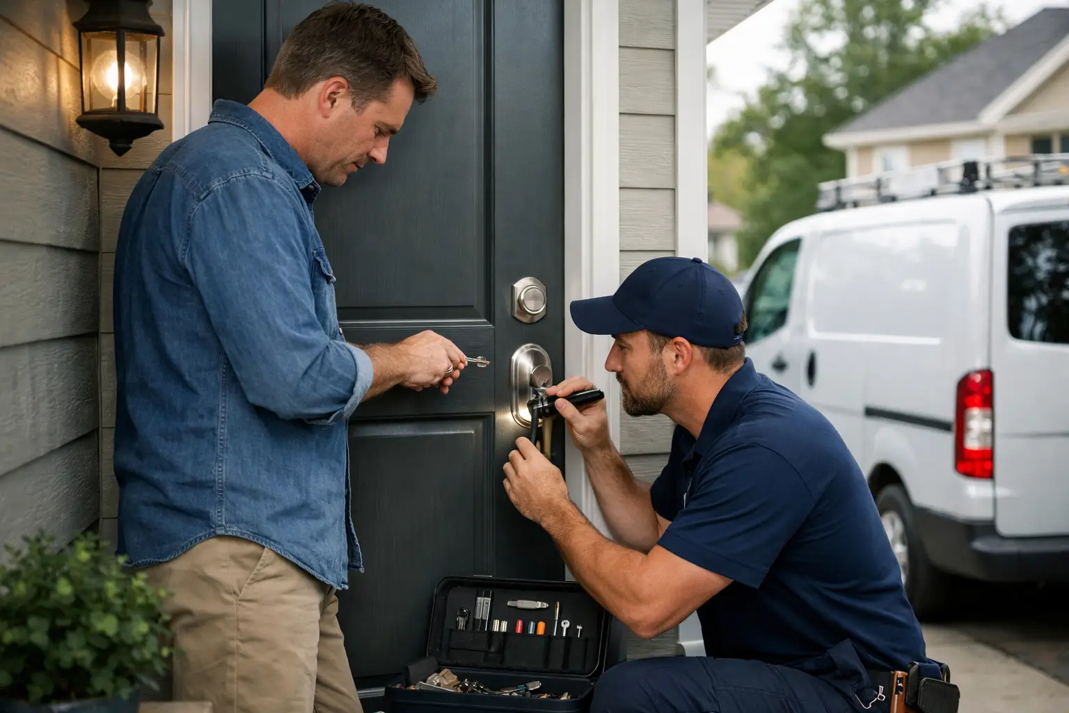 Front Door Lock Jammed? What to Do Fast