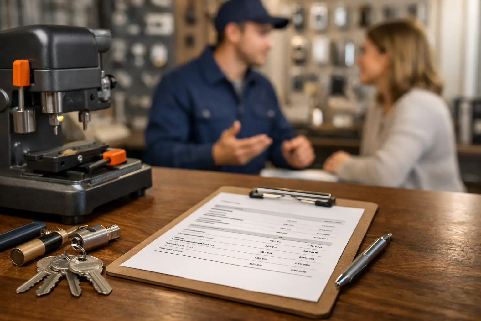 Example of Transparent Locksmith Invoice