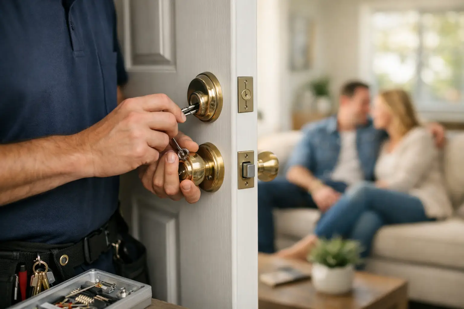 Can You Rekey a Home in One Visit? Usually.