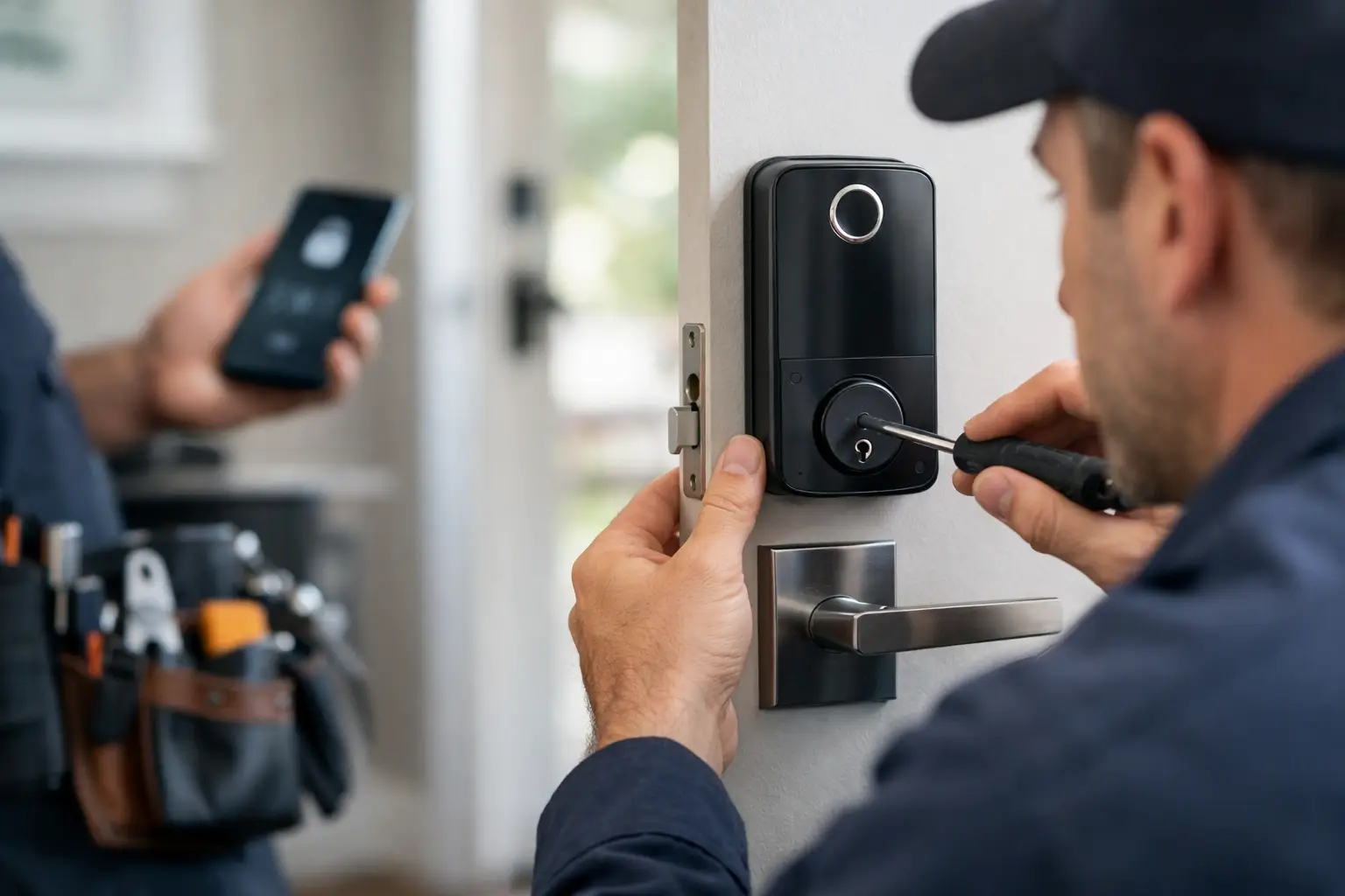 Smart Lock Installation by Locksmith
