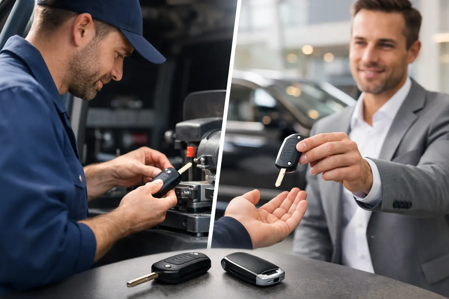 Locksmith or Dealership for a New Car Key?