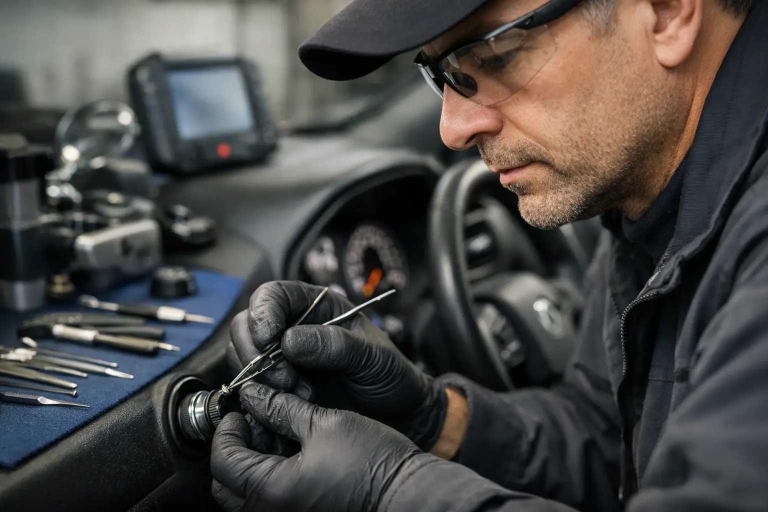 Broken Key Extraction From Ignition Service